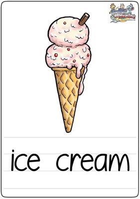 冰淇淋的英文的相关图片